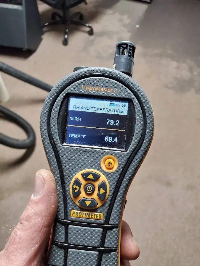 Moisture meter humidity assessment for Mold Remediation & Removal in Dahlonega